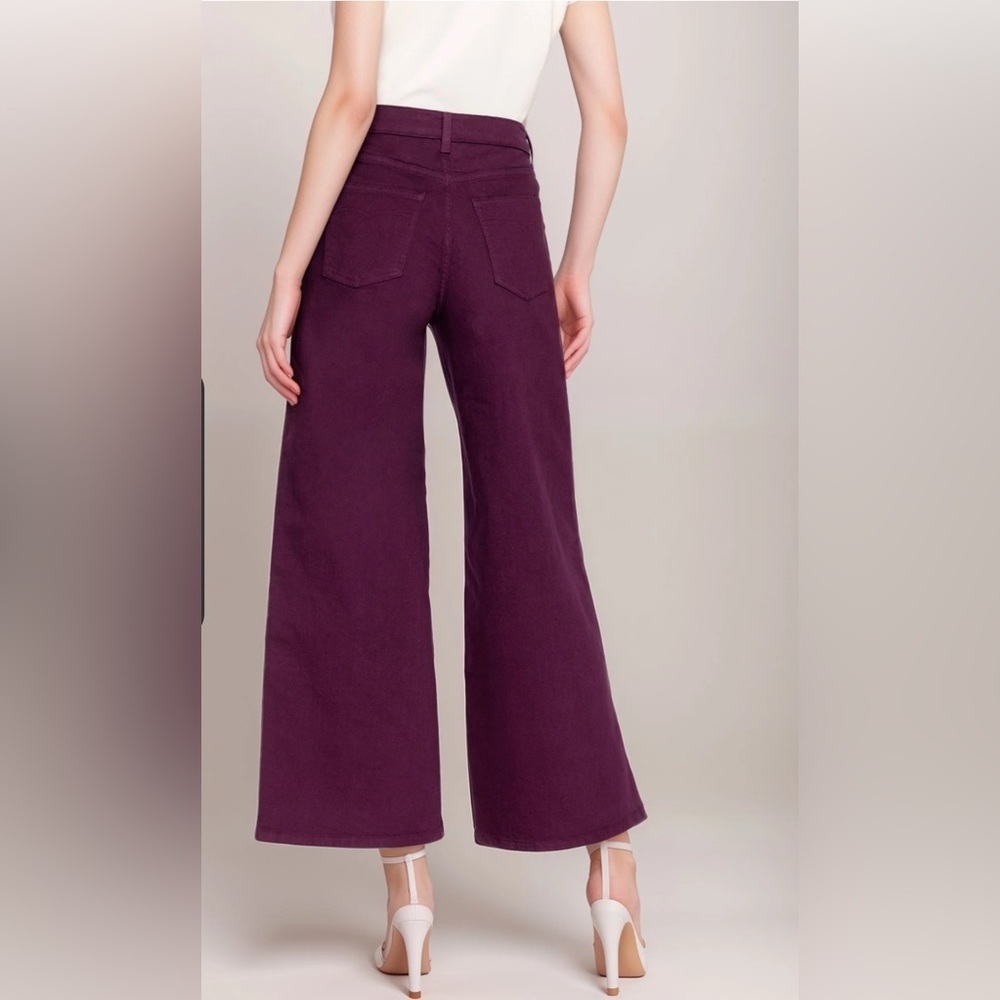Johnny Was Purple Mademoiselle Wide Leg Jean Size 28 - Picture 15 of 15